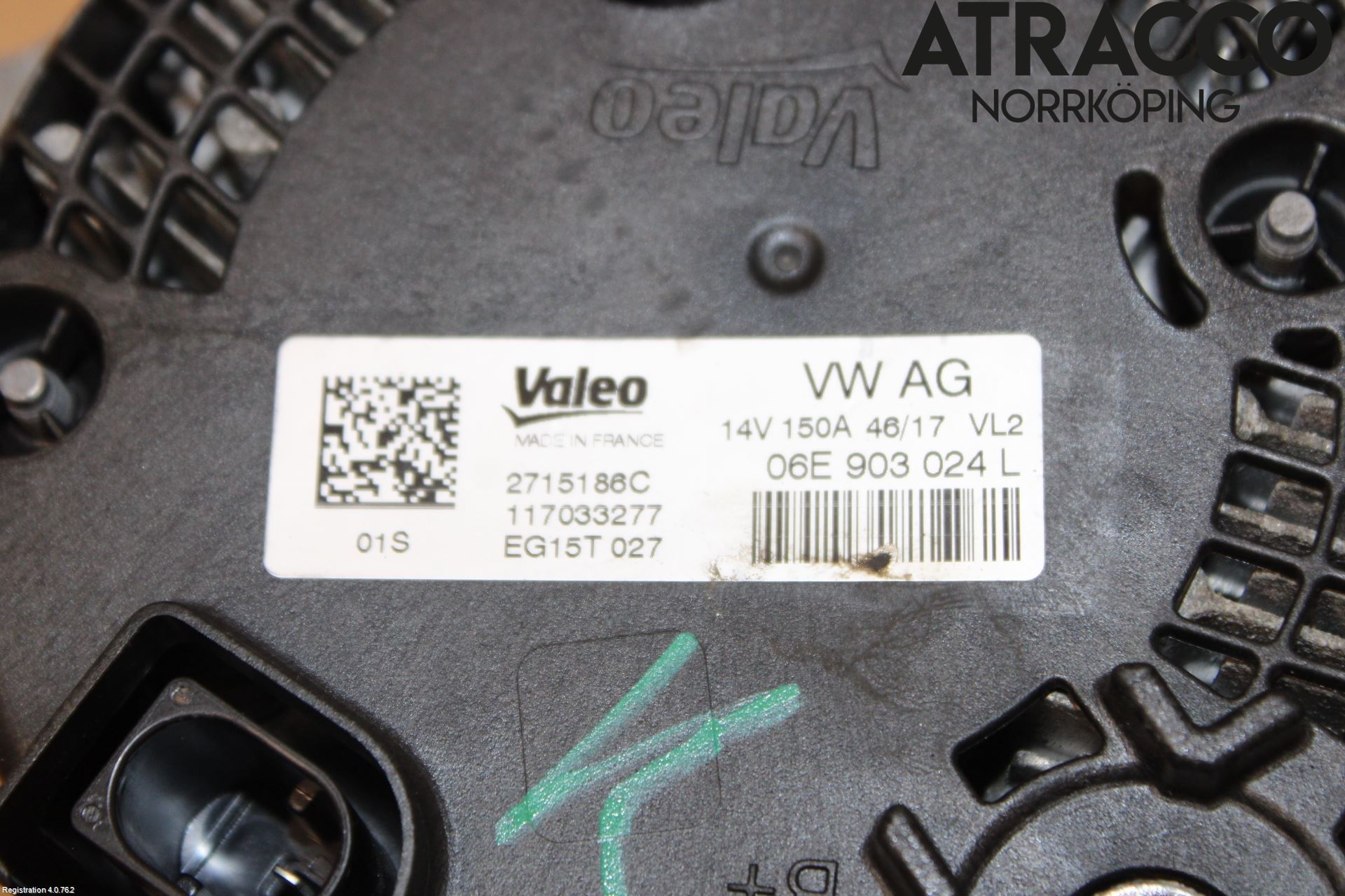 Audi A4/S4 B9 16-19 Generator