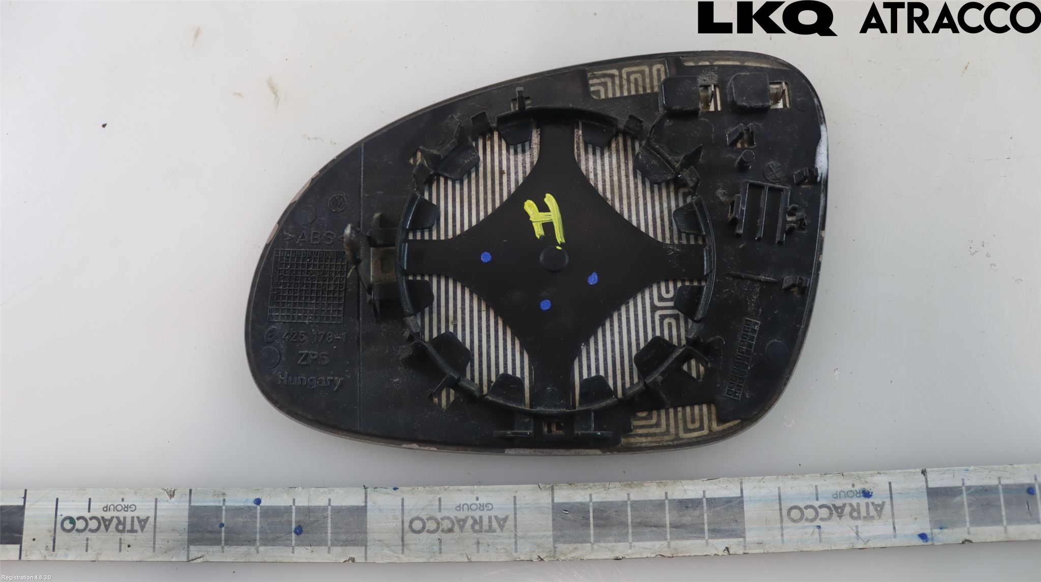 Volkswagen VW GOLF V 04-09 Spegelglas Hö