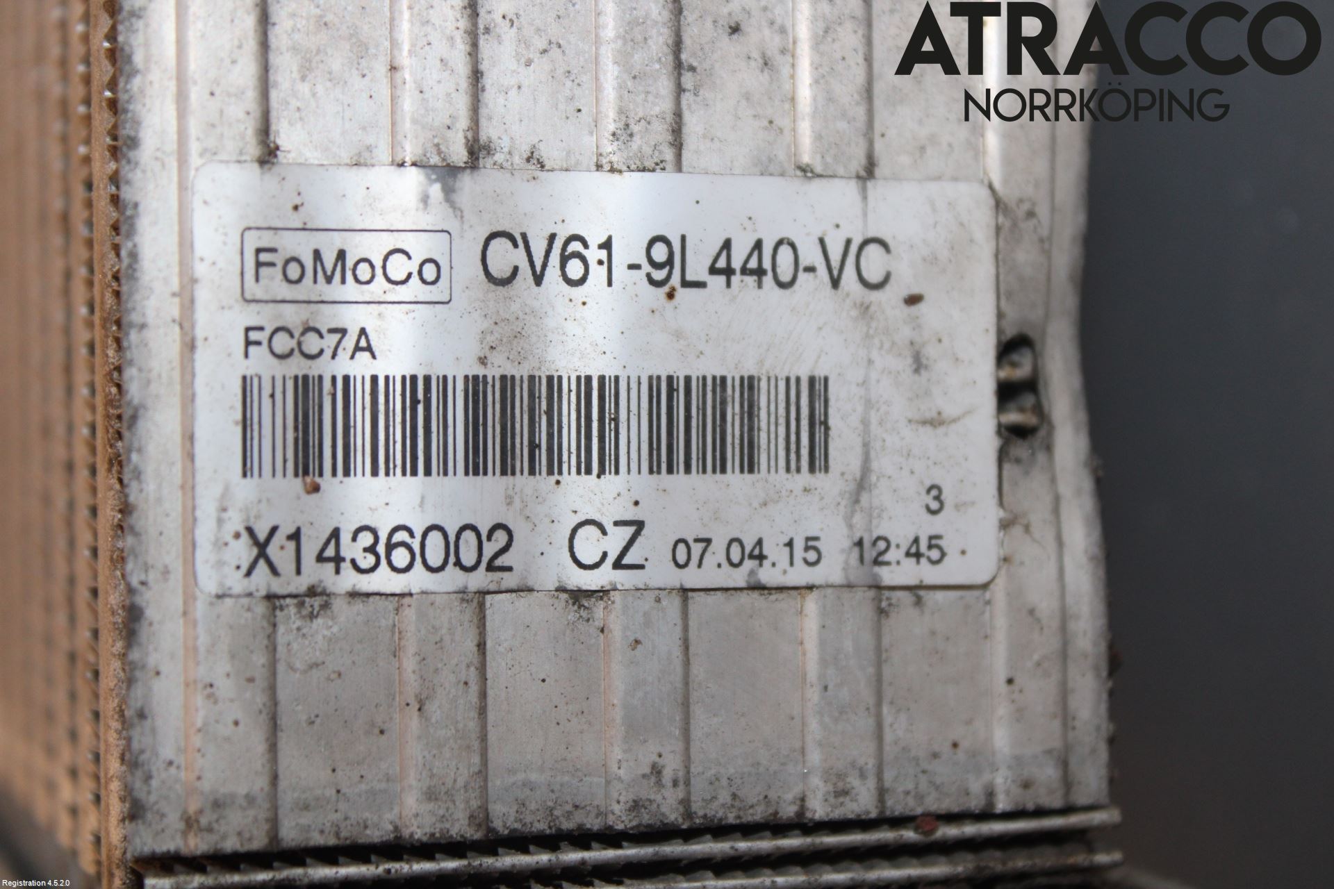 Ford FOCUS 15-18 Laddluft-Intercooler Kyl