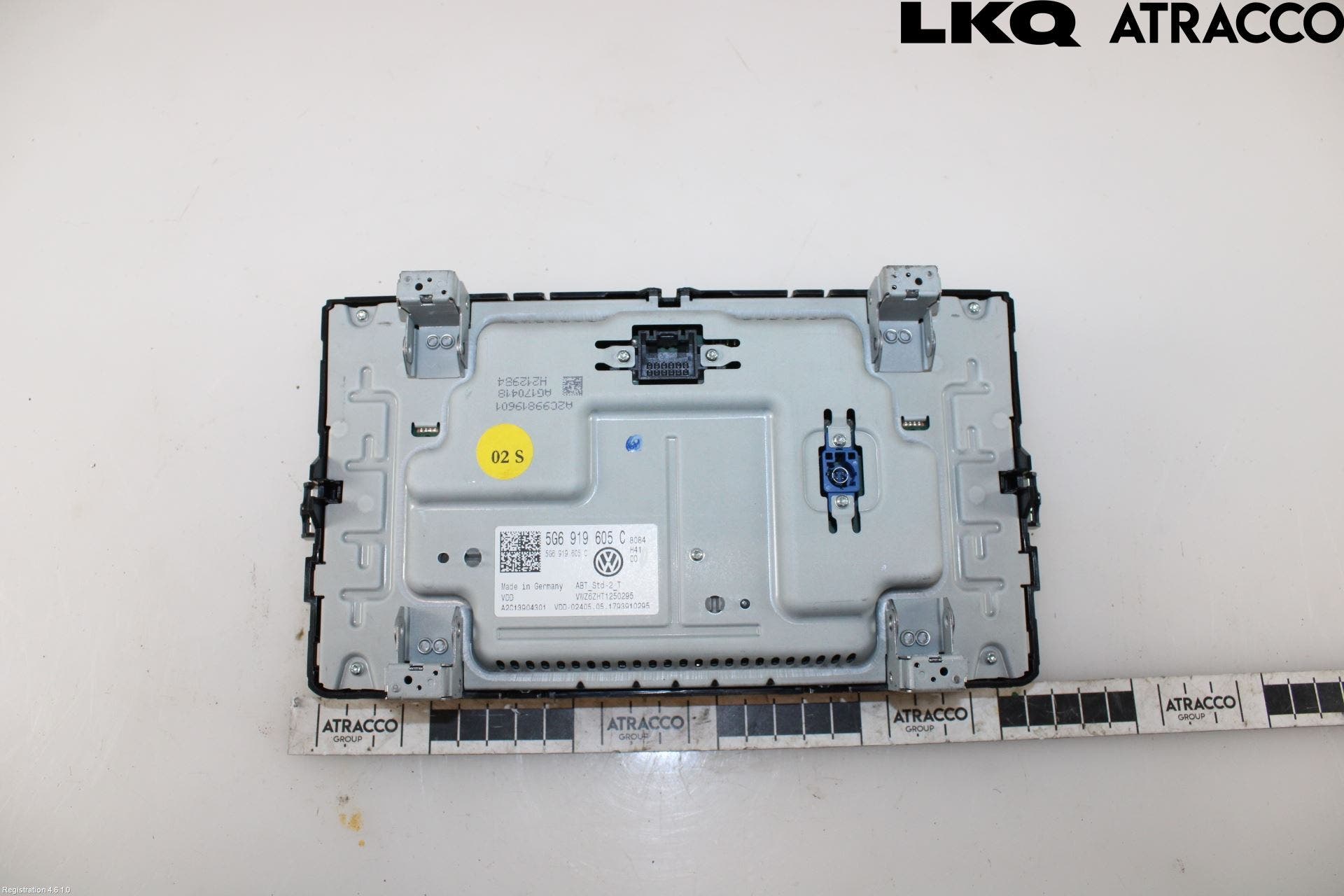 Volkswagen VW GOLF / E-GOLF VII 13-20 Multifunktionsdisplay