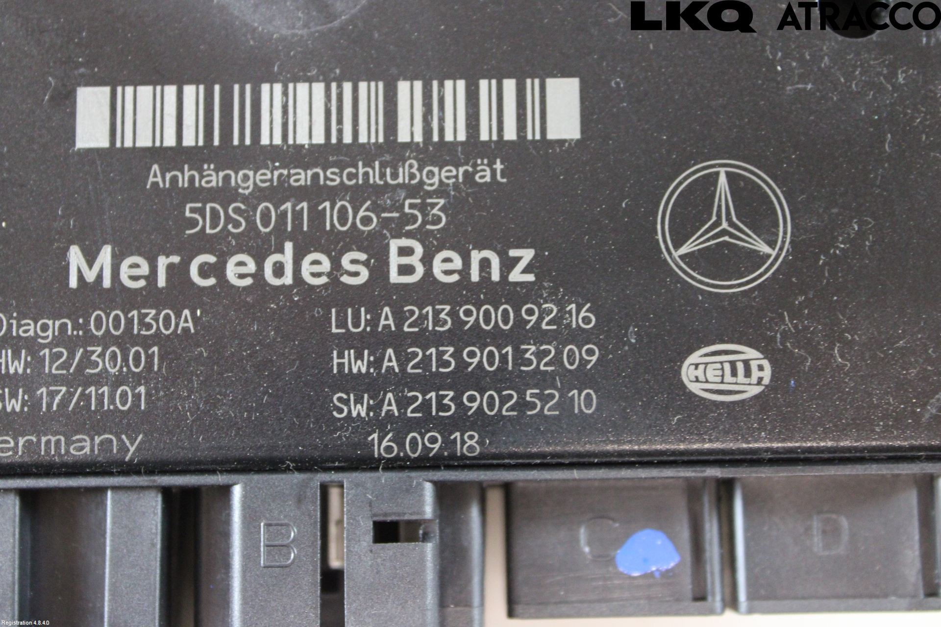 Mercedes-Benz MB E-KLASS (W213) 16-23 Styrenhet Dragkrok