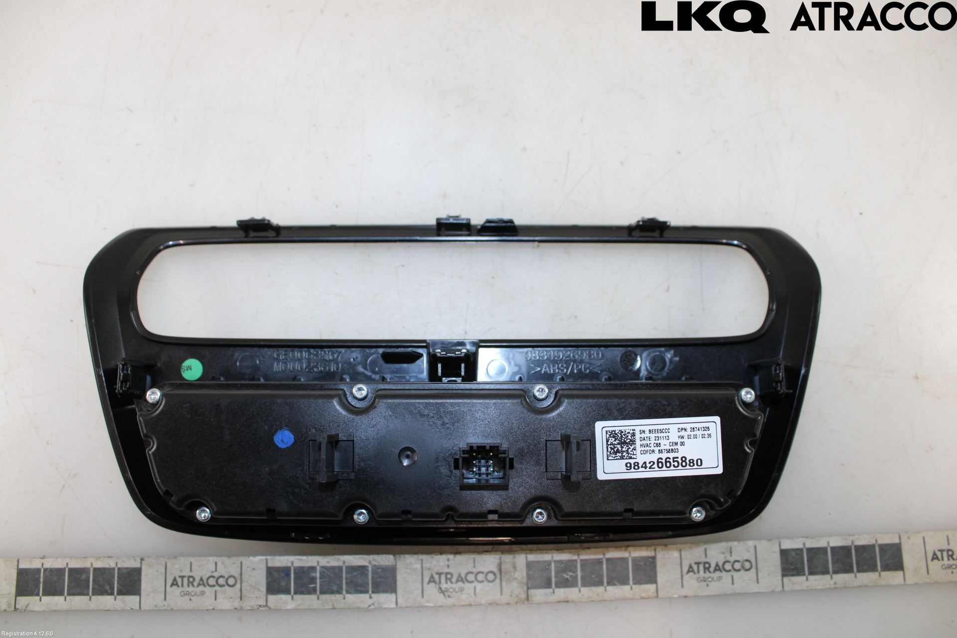 Opel MOKKA 21- Värmereglage