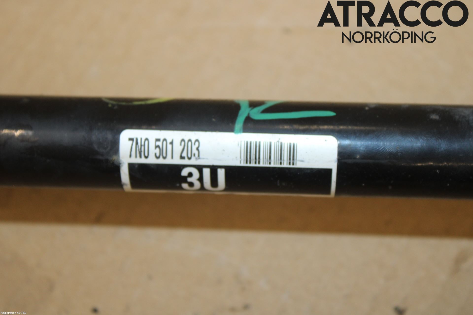 Volkswagen VW SHARAN 11- Drivaxel Bak Vänster