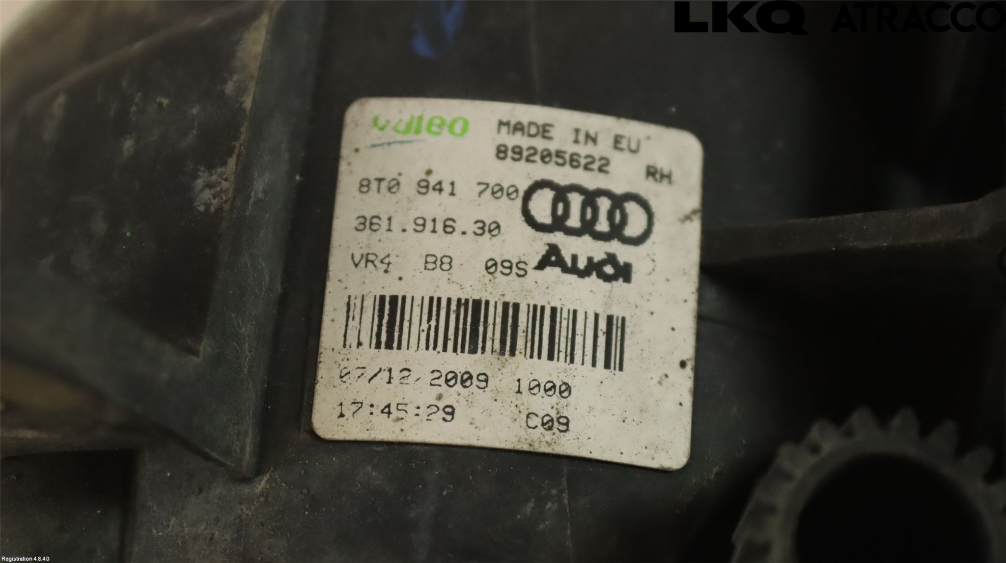 Audi A4/S4 08-11 Dimljus-Varselljus Fram