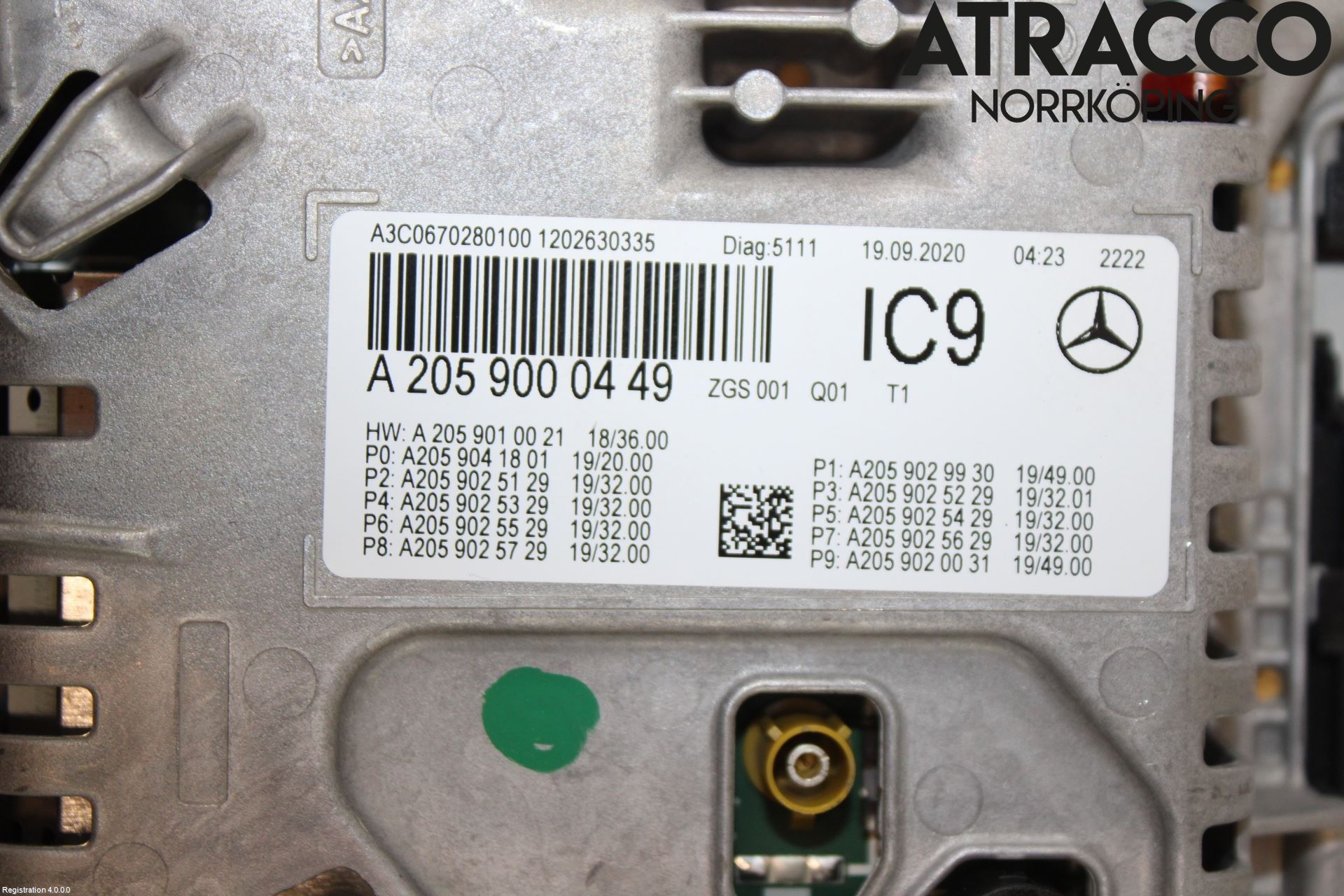 Mercedes-Benz MB C-KLASS (W205) 14-21 Instrument Komb