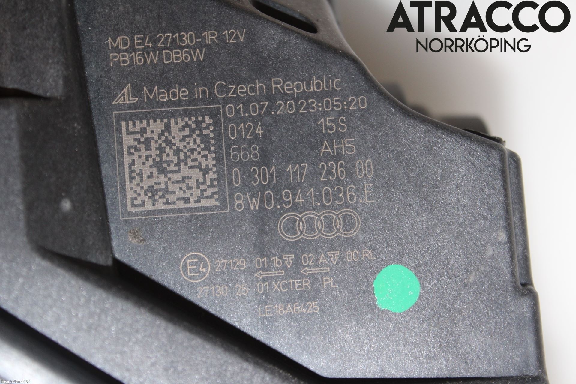 Audi A4/S4 B9 20- Strålkastare Höger