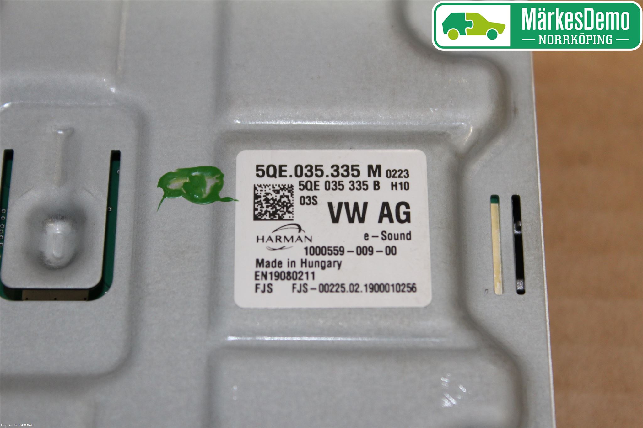 Volkswagen VW GOLF / E-GOLF VII 13-20 Styrenhet Övrigt