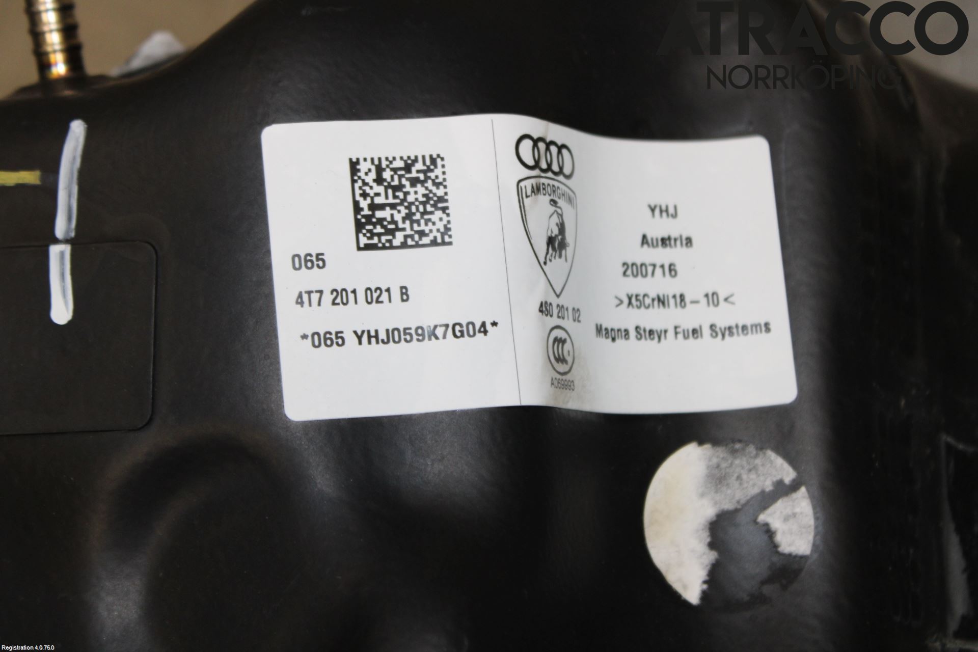 Audi R8 Bränsletank Insprutning