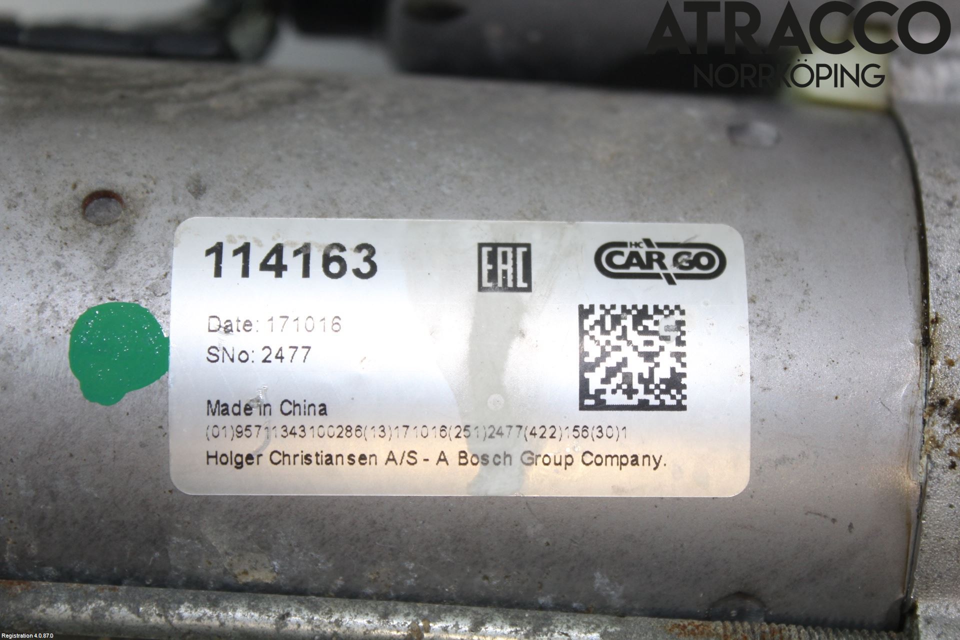 Volkswagen VW TOURAN 10-15 Startmotor