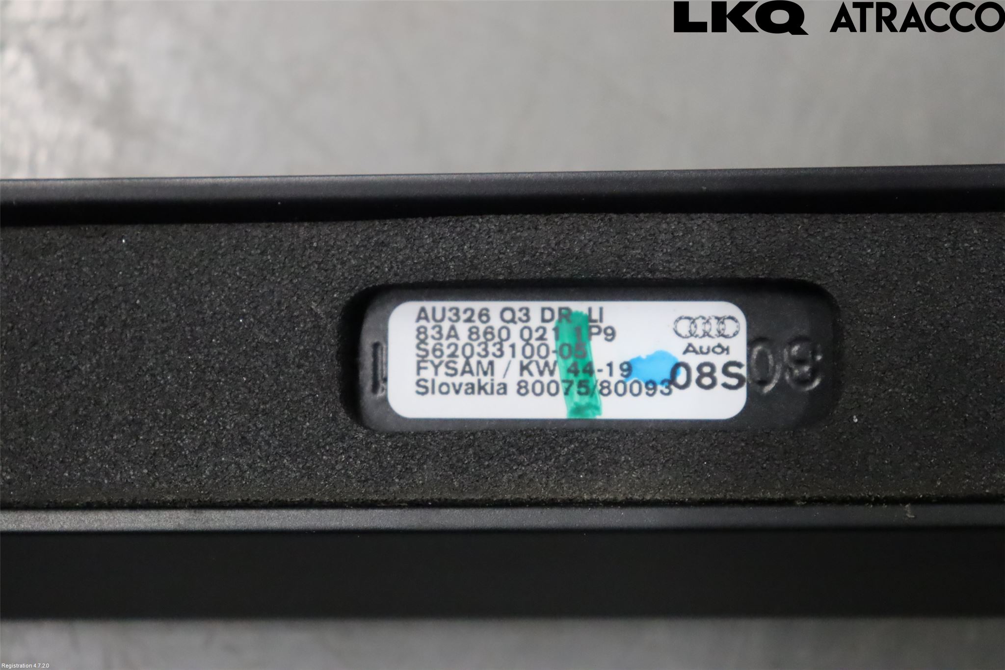 Audi Q3 F3 19- Takreling-Takräcke