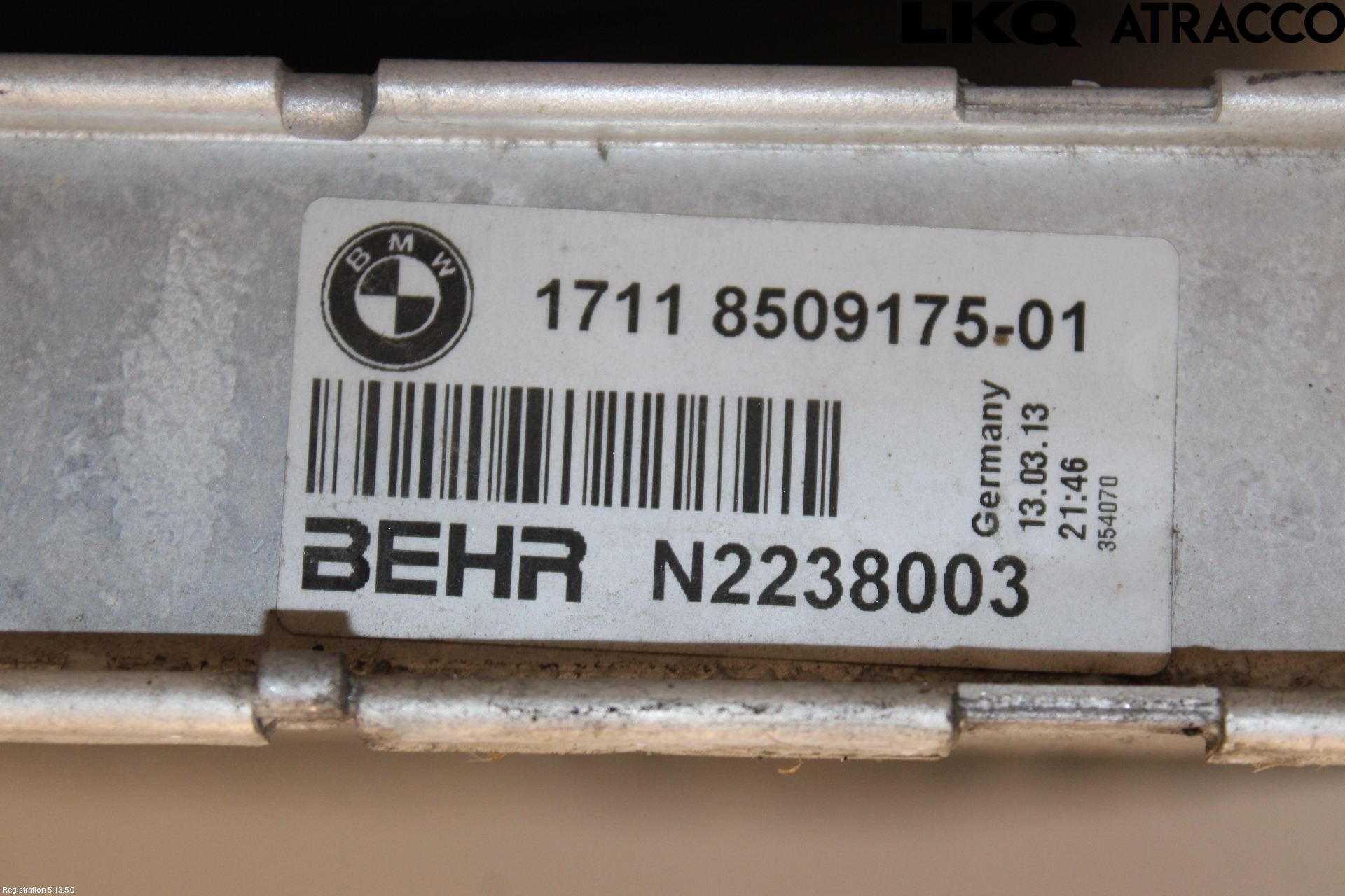 BMW 5 F10/F11/F18 09-17 Kylare Aut