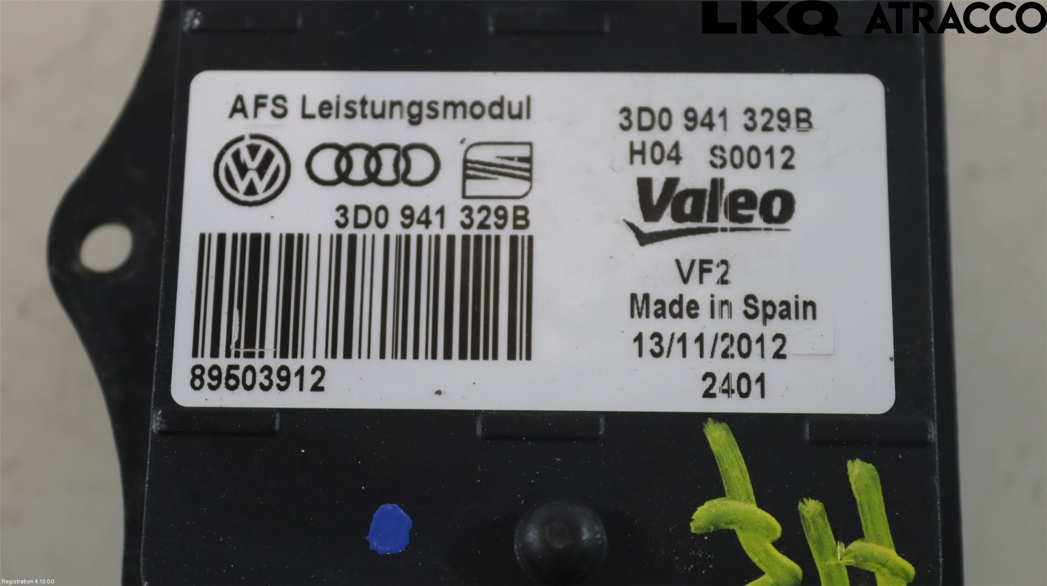 Volkswagen VW PASSAT 11-14 Styrenhet Strålkastare