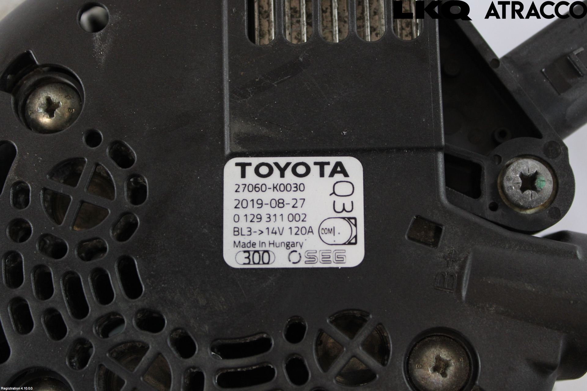 Toyota YARIS XP21 20- Generator