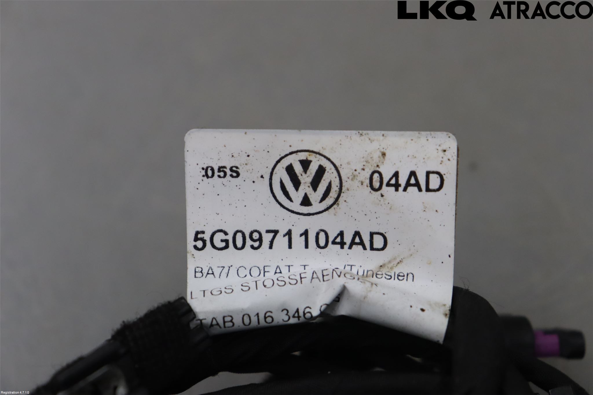 Volkswagen VW GOLF / E-GOLF VII 13-20 Parkeringshjälp Backsensor