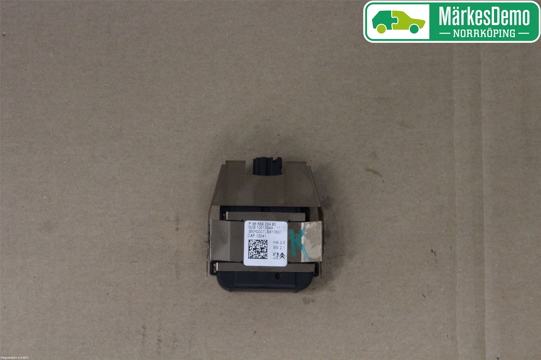 Peugeot 508 11-18 Regnsensor