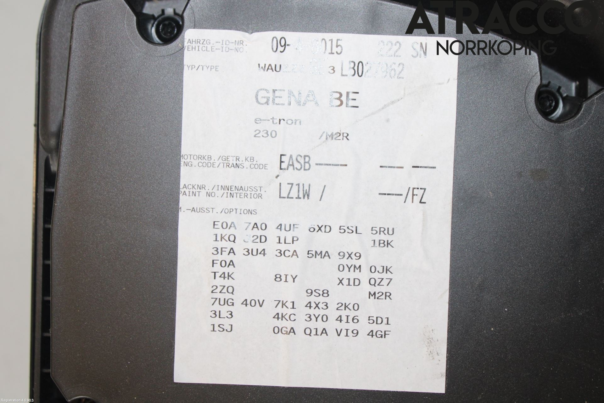 Audi E-TRON, S GE 19- Högtalare