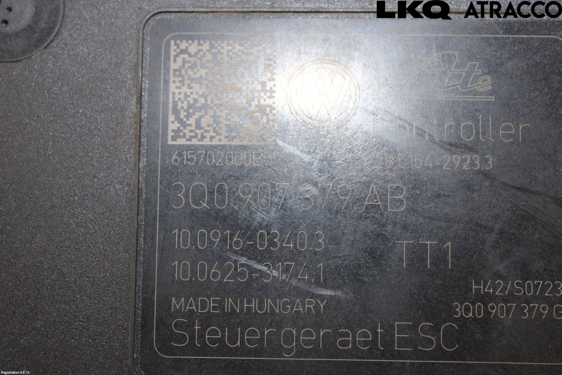 Volkswagen VW PASSAT 15-19 Abs Hydraulaggregat