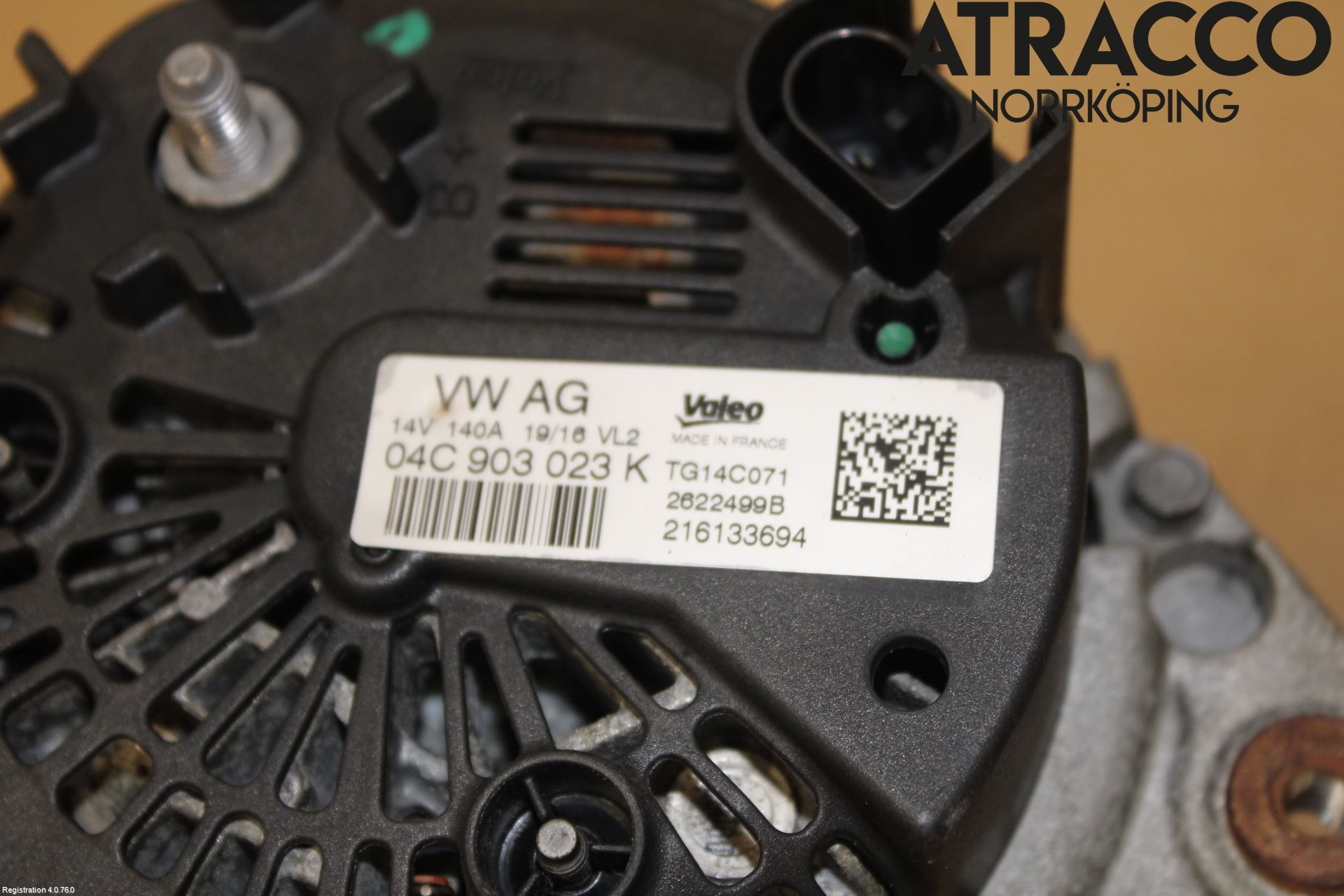 Volkswagen VW GOLF / E-GOLF VII 13-20 Generator