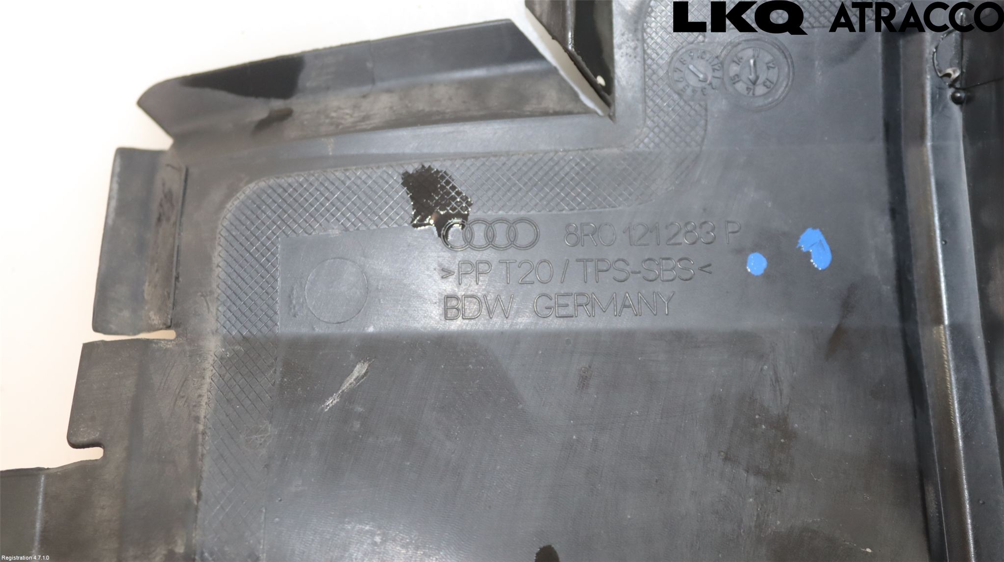 Audi Q5 09-16 Deflektor Plåt-Plast Kylning