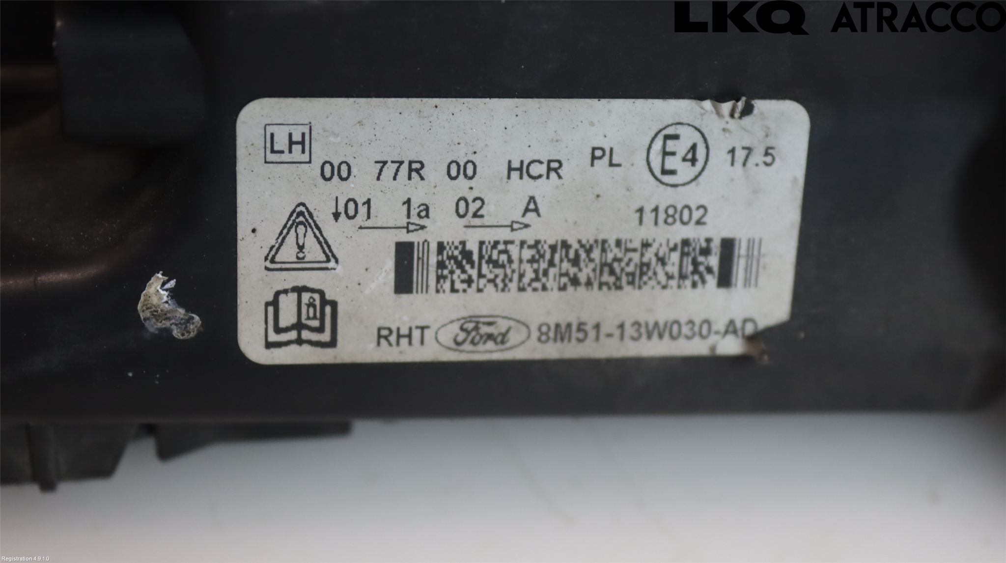 Ford FOCUS 08-11 Strålkastare Vänster