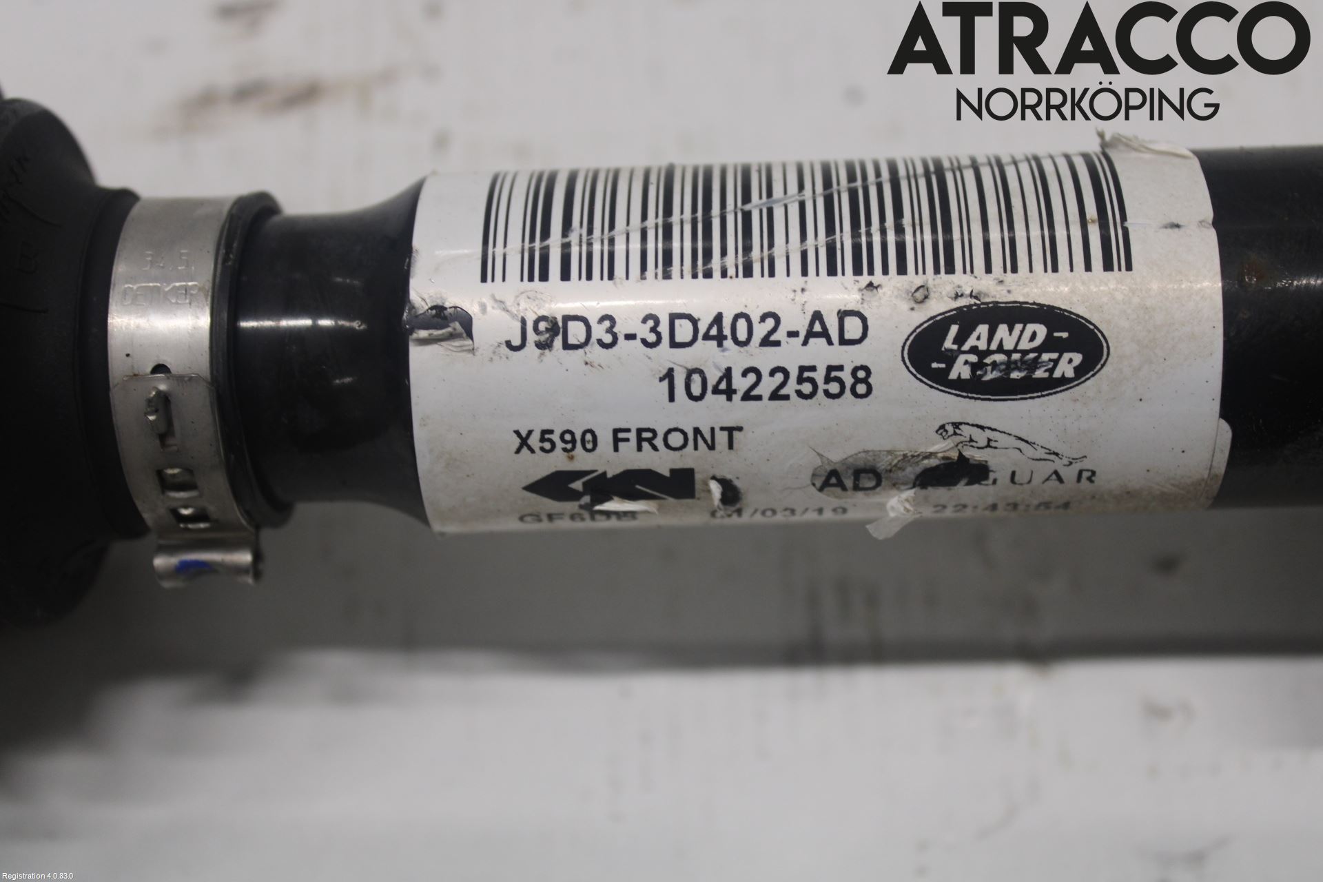 Jaguar I-PACE 18- Drivaxel Fram Höger