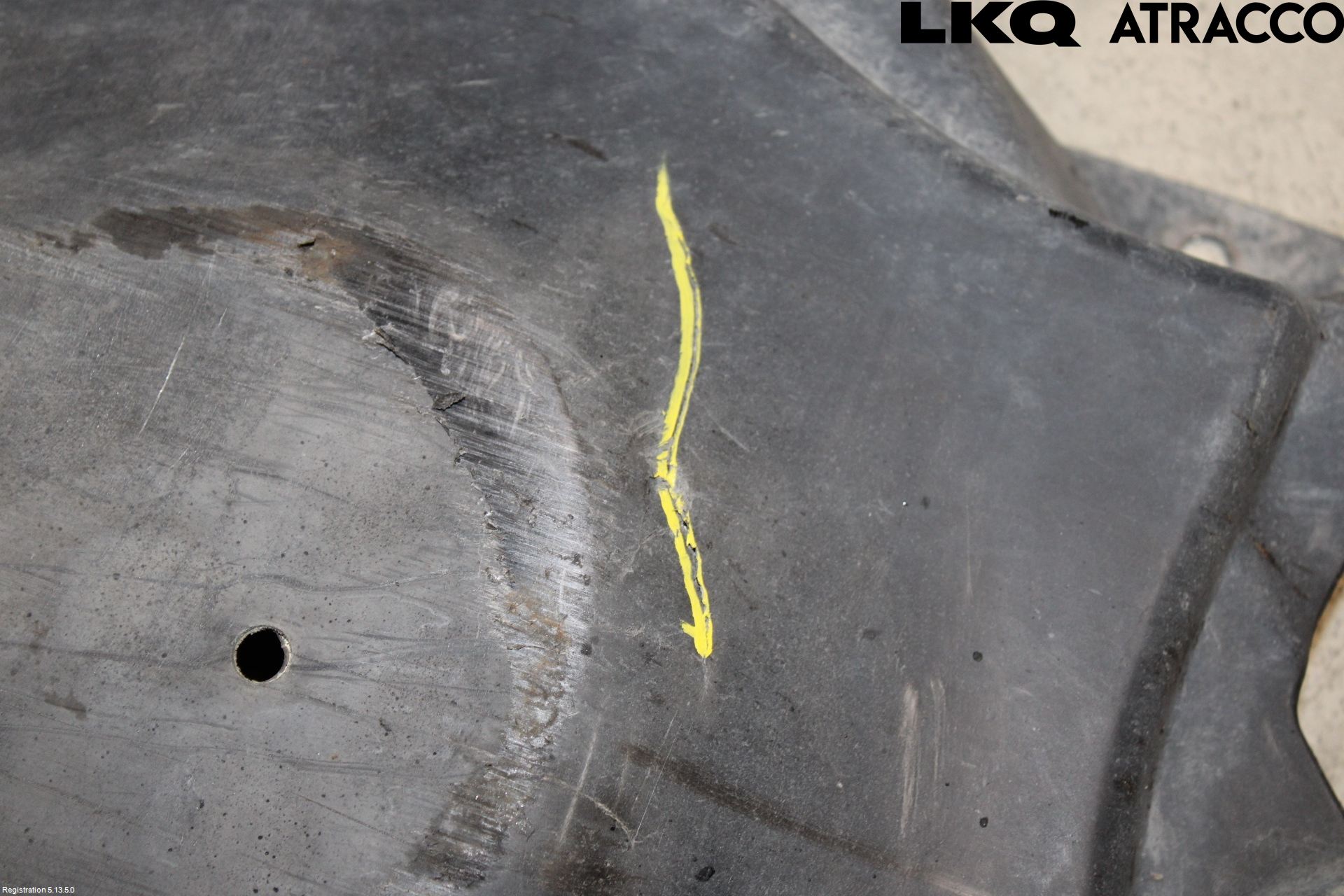 Mercedes-Benz MB C-KLASS (W204) 07-15 Hasplåt Plåt-Plast