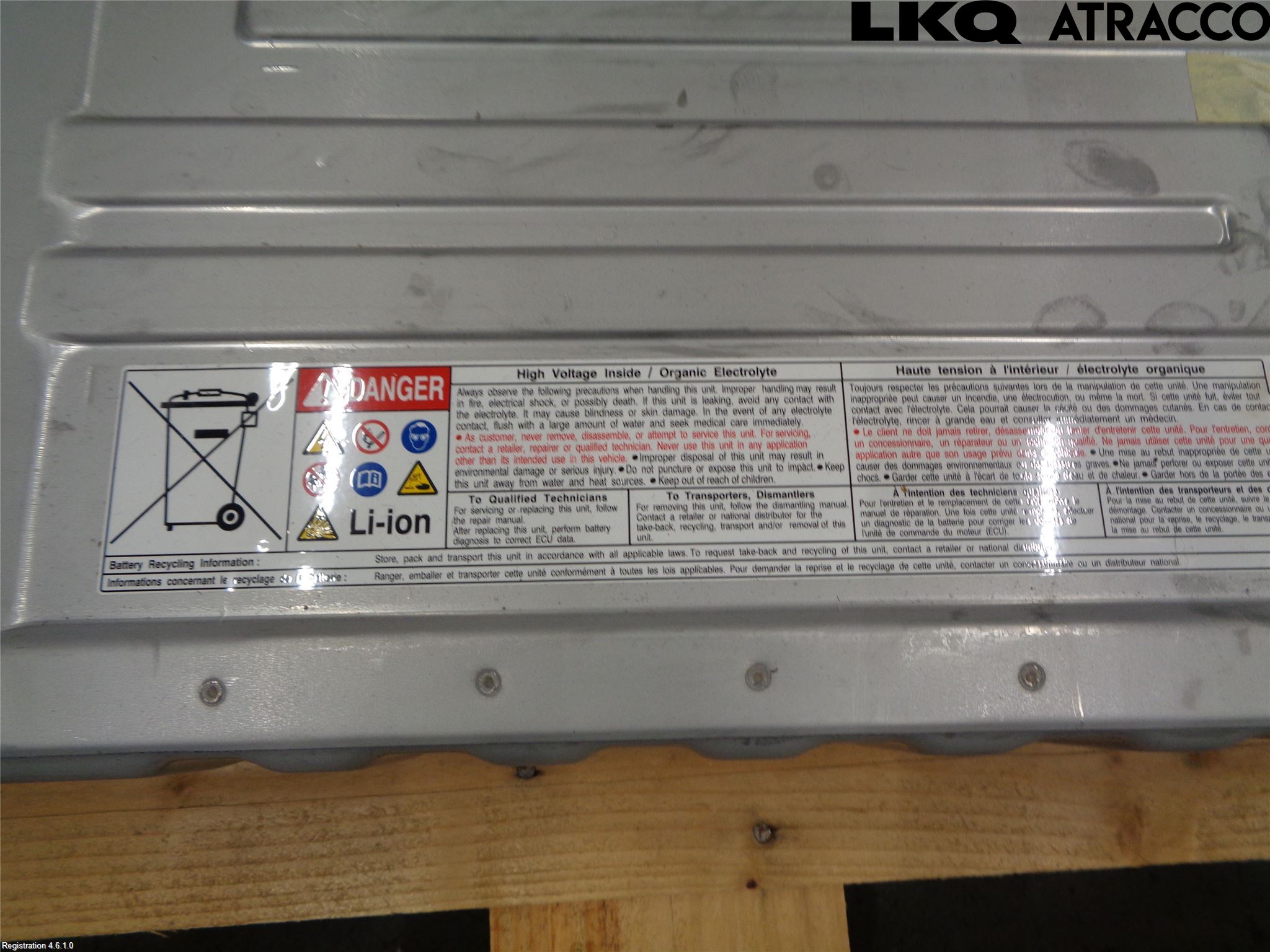 Toyota YARIS XP21 20- Batteri Högspänning