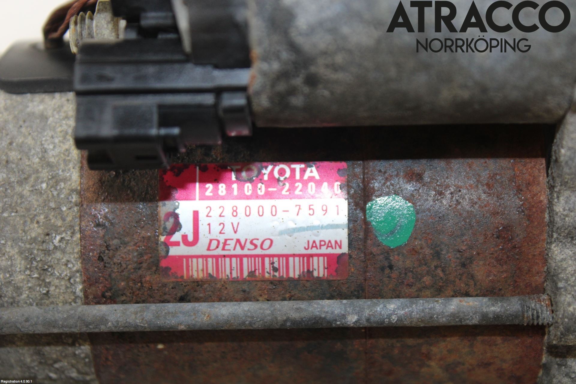 Toyota COROLLA 02-07 Startmotor