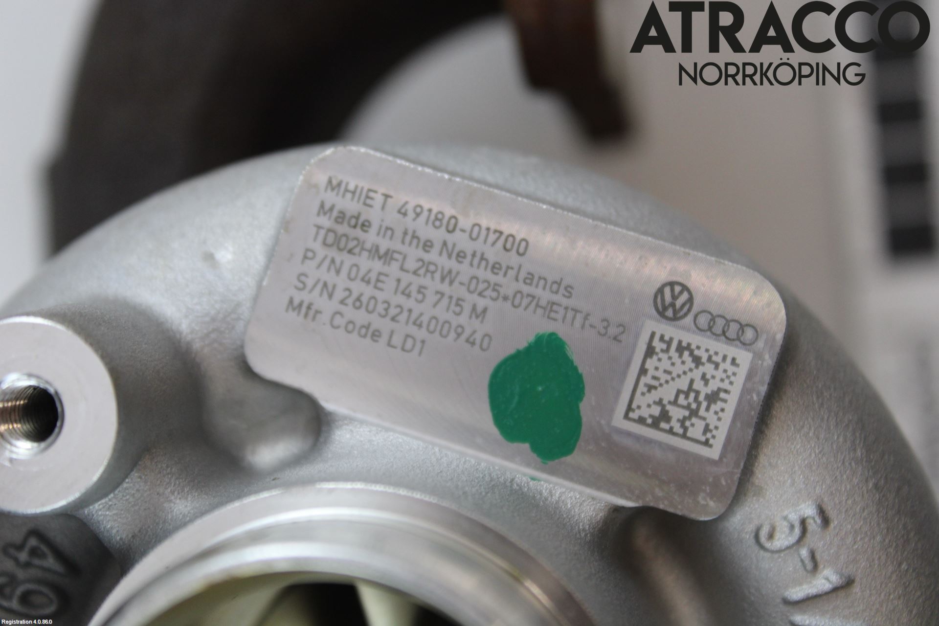 Volkswagen VW TIGUAN 16-24 Turboaggregat
