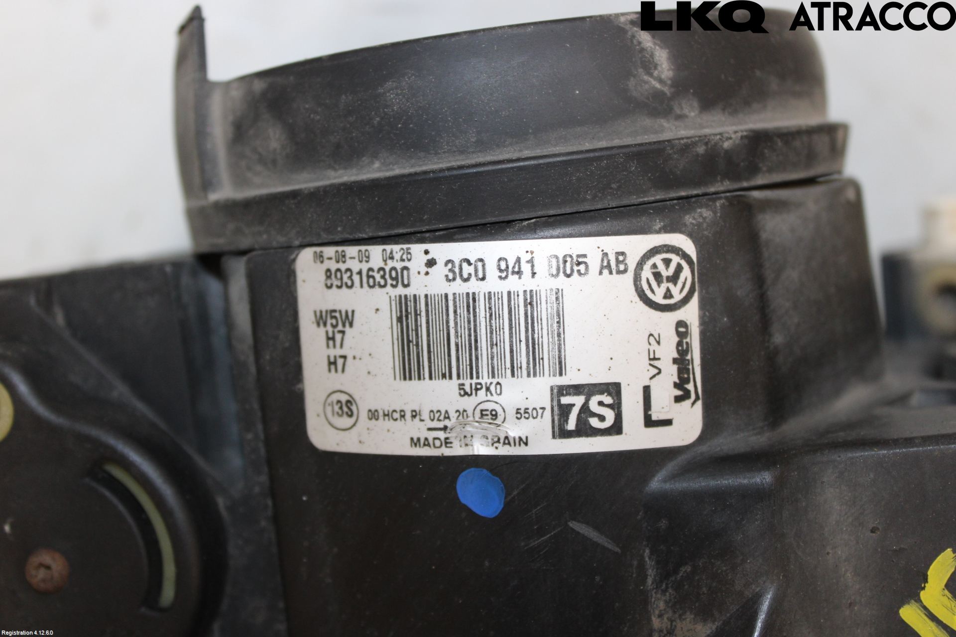 Volkswagen VW PASSAT 05-11 Strålkastare Vänster
