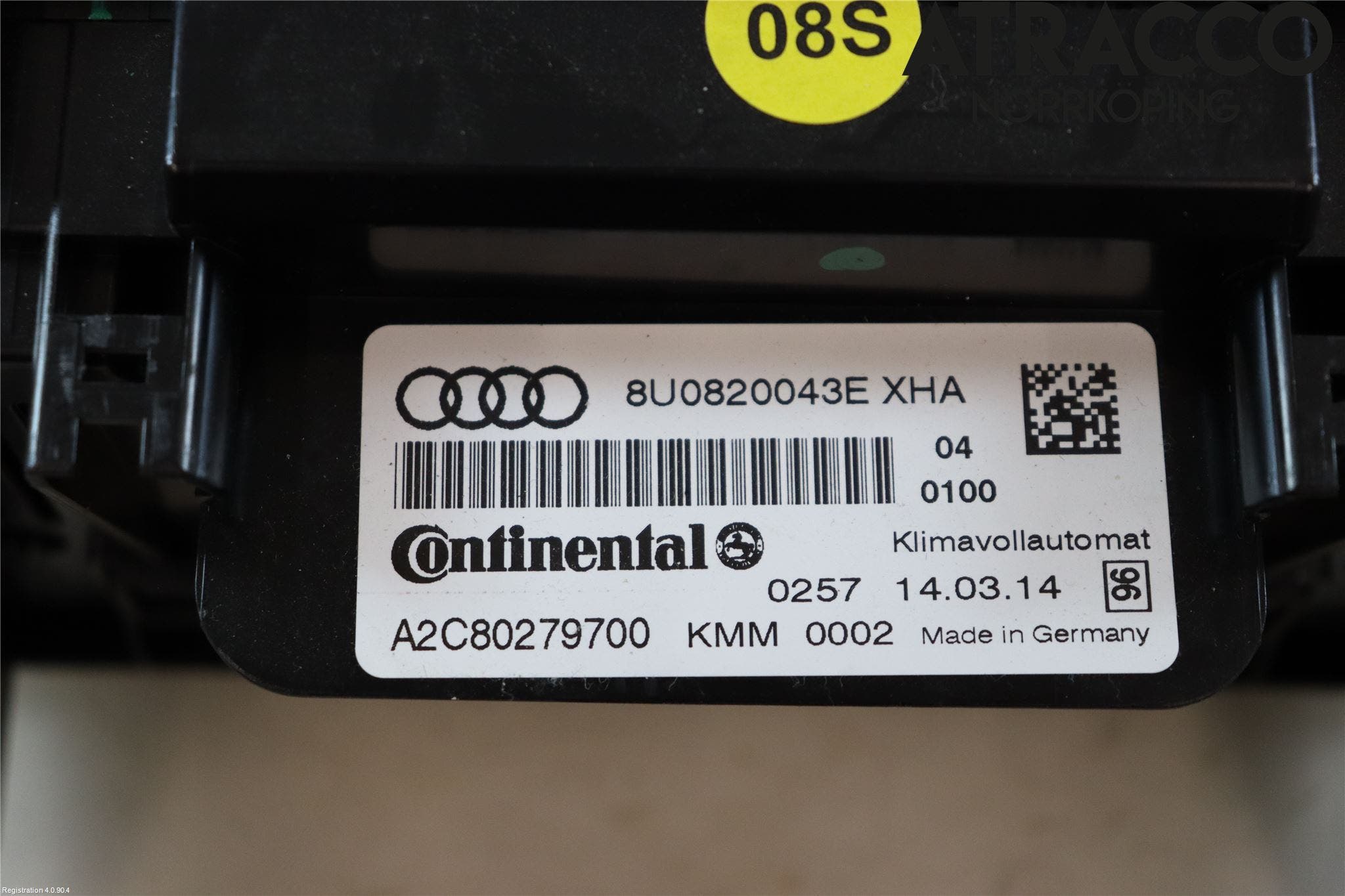 Audi Q3 8U 12-18 Värmereglage