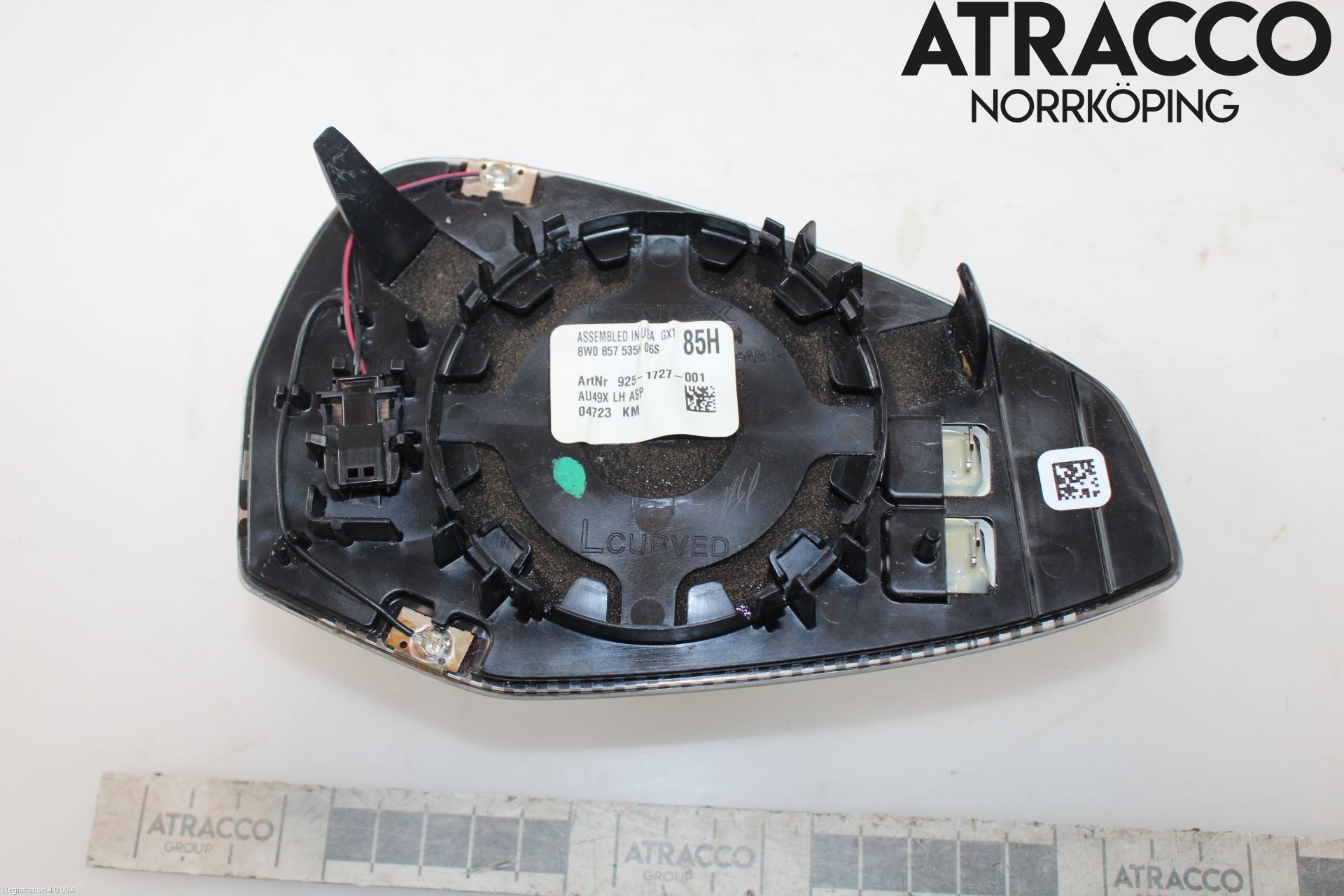 Audi A4/S4 B9 20- Spegelglas Vä