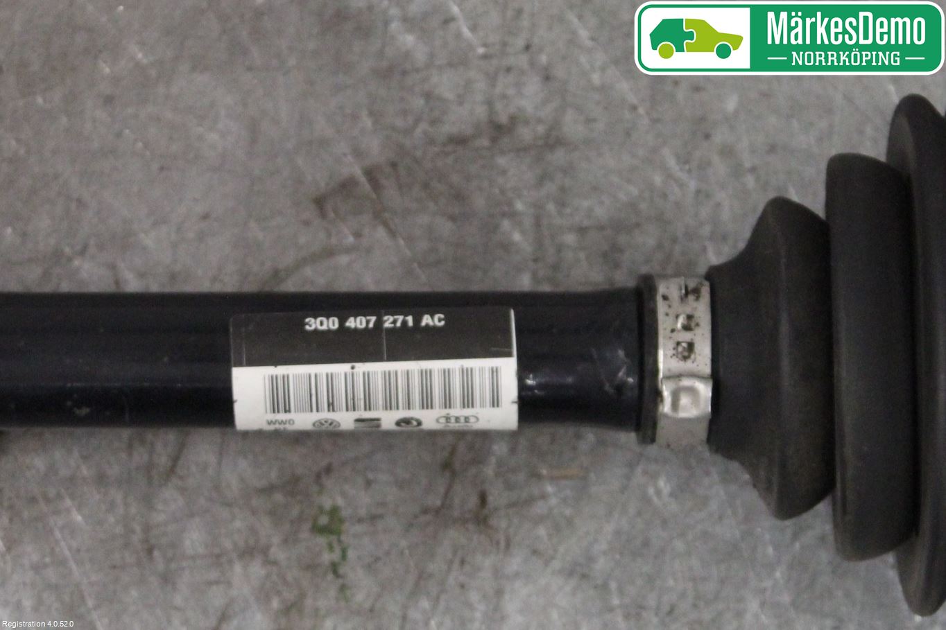 Skoda SUPERB 16-24 Drivaxel Fram Vänster