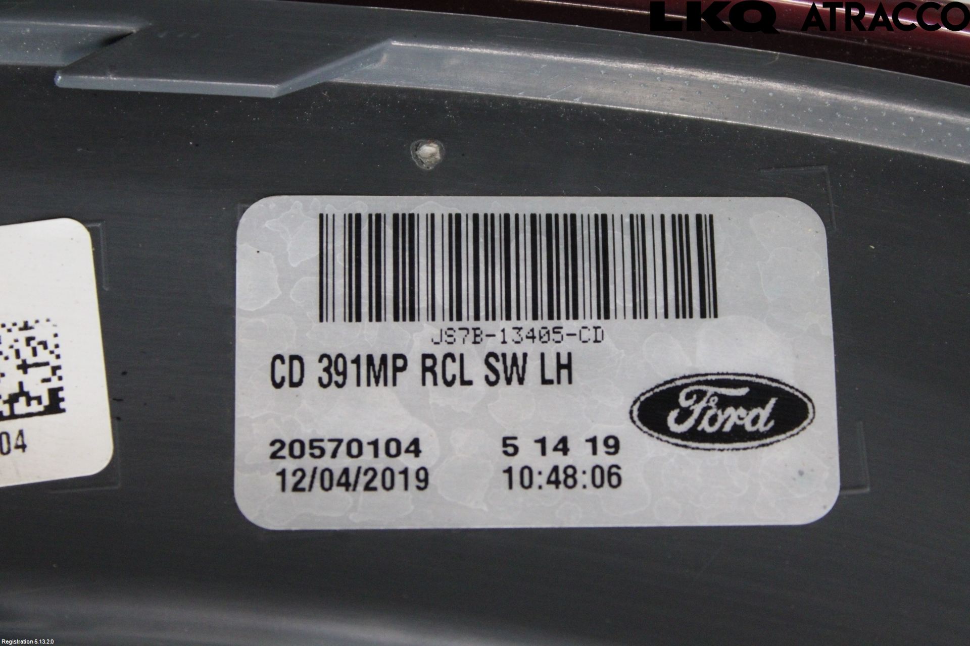 Ford MONDEO 15-22 Bakljus Vänster