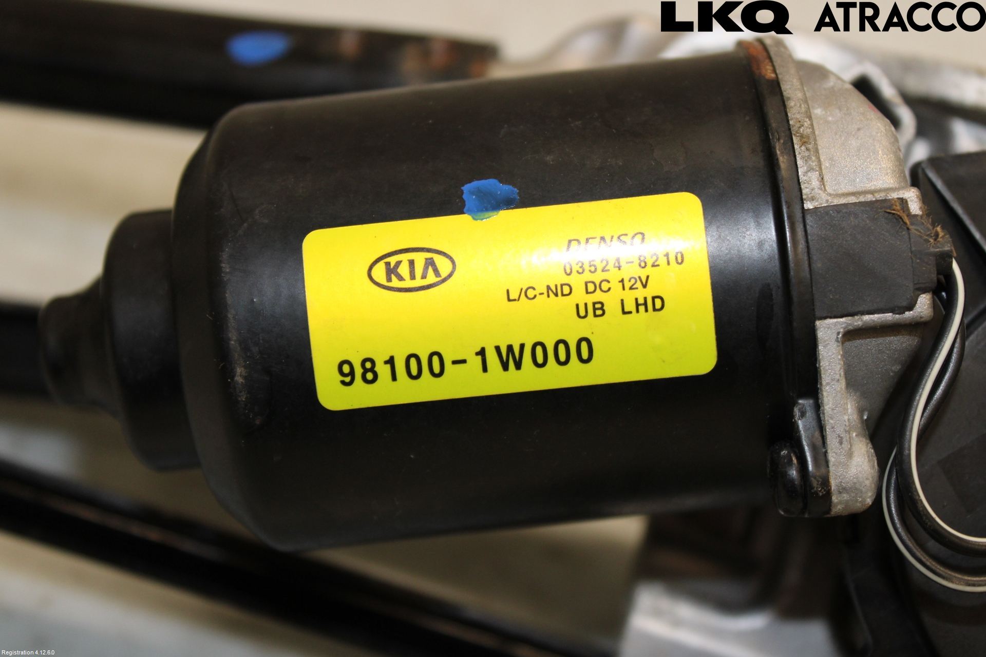 Kia RIO 12-16 Torkarmekanism Vindruta