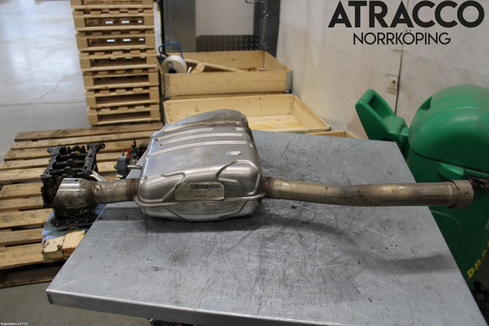 Jaguar XE (X760) 15-24 Avgas Bakre Dämpare