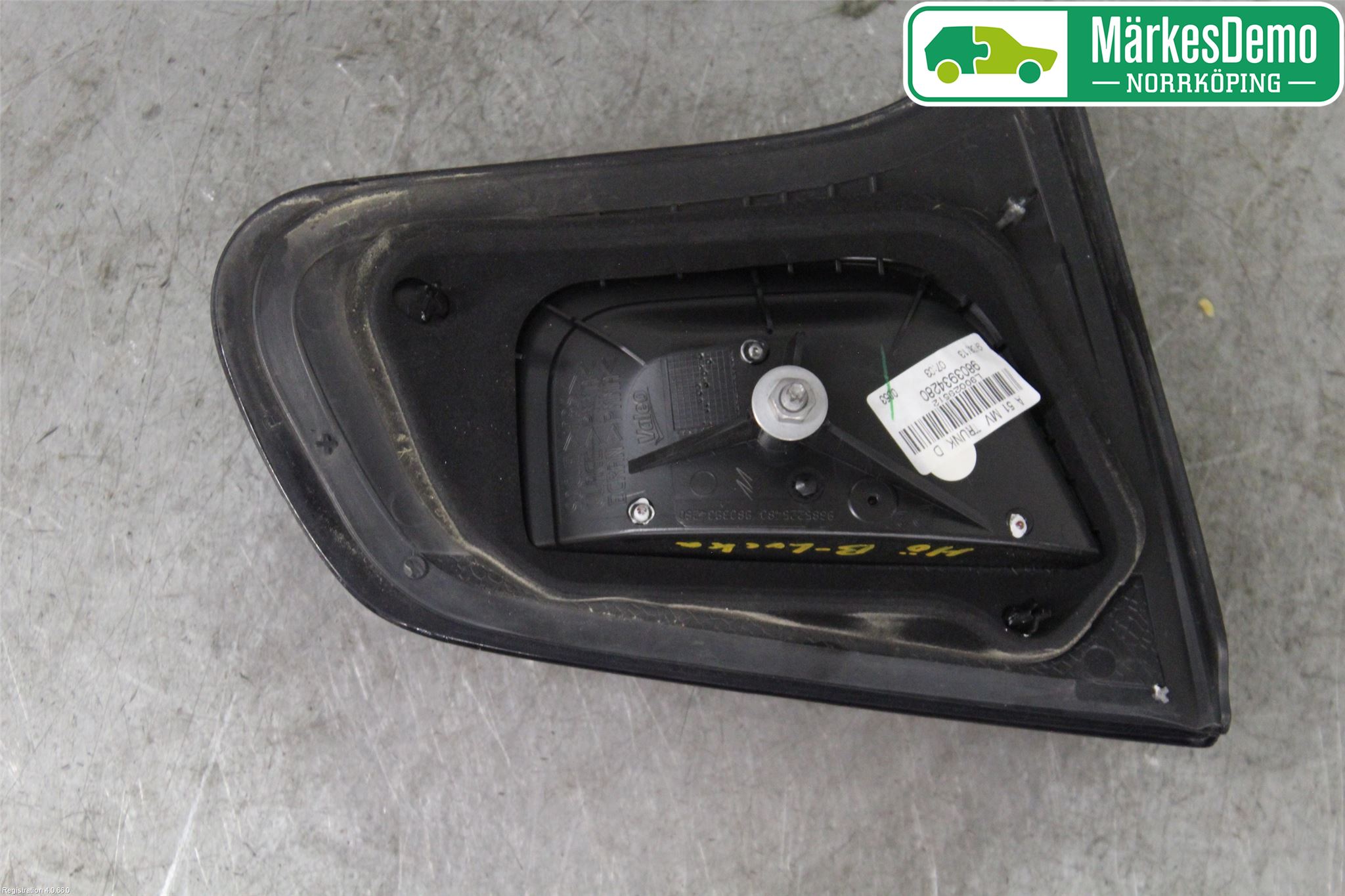 Citroen C3 10-17 Bakljus Lucka Hö