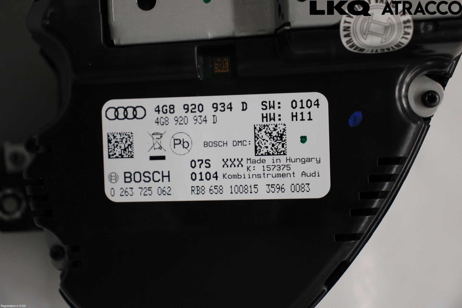 Audi A6/S6 4G 11-18 Instrument Komb