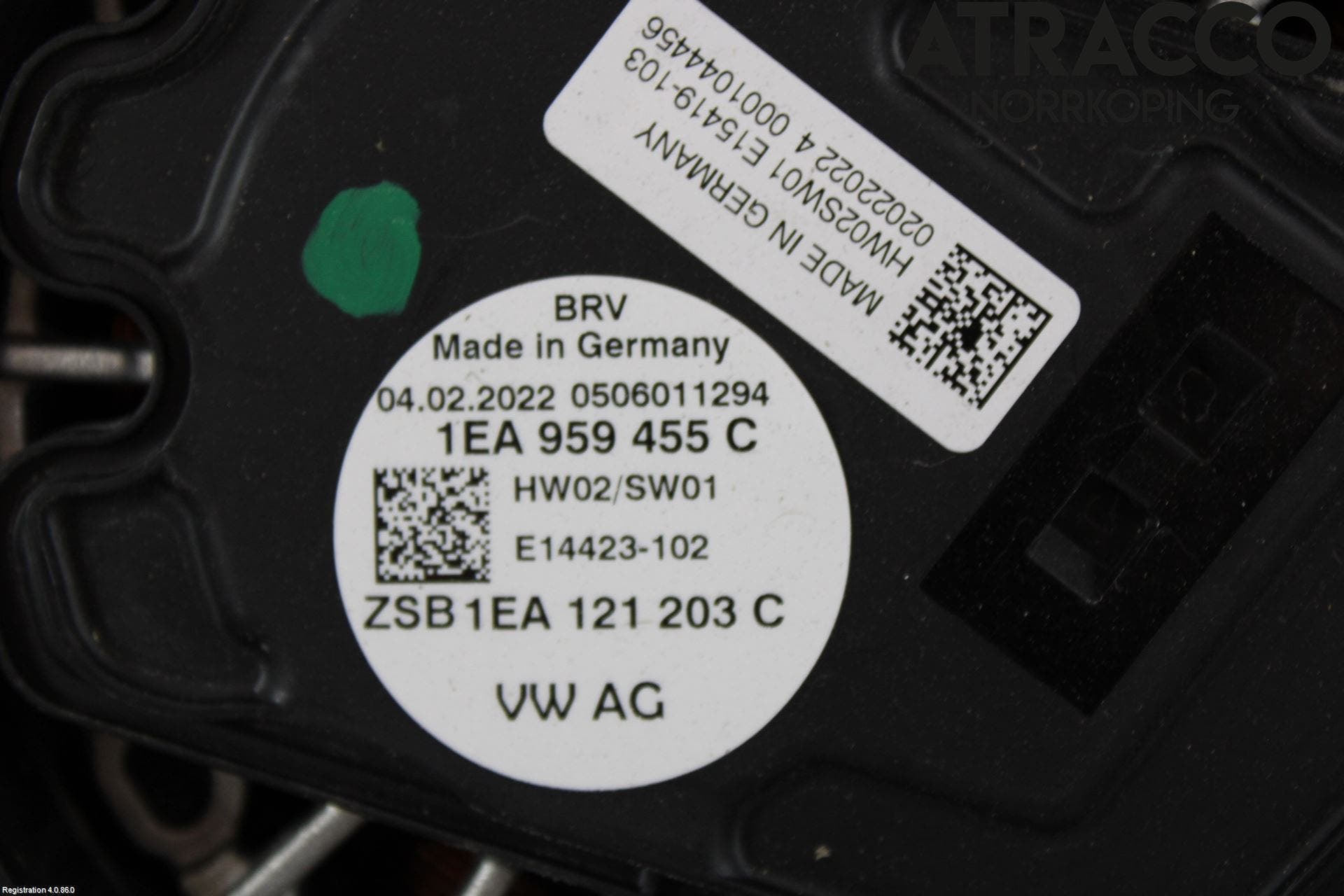 Volkswagen VW ID.4 21- Kylfläkt El