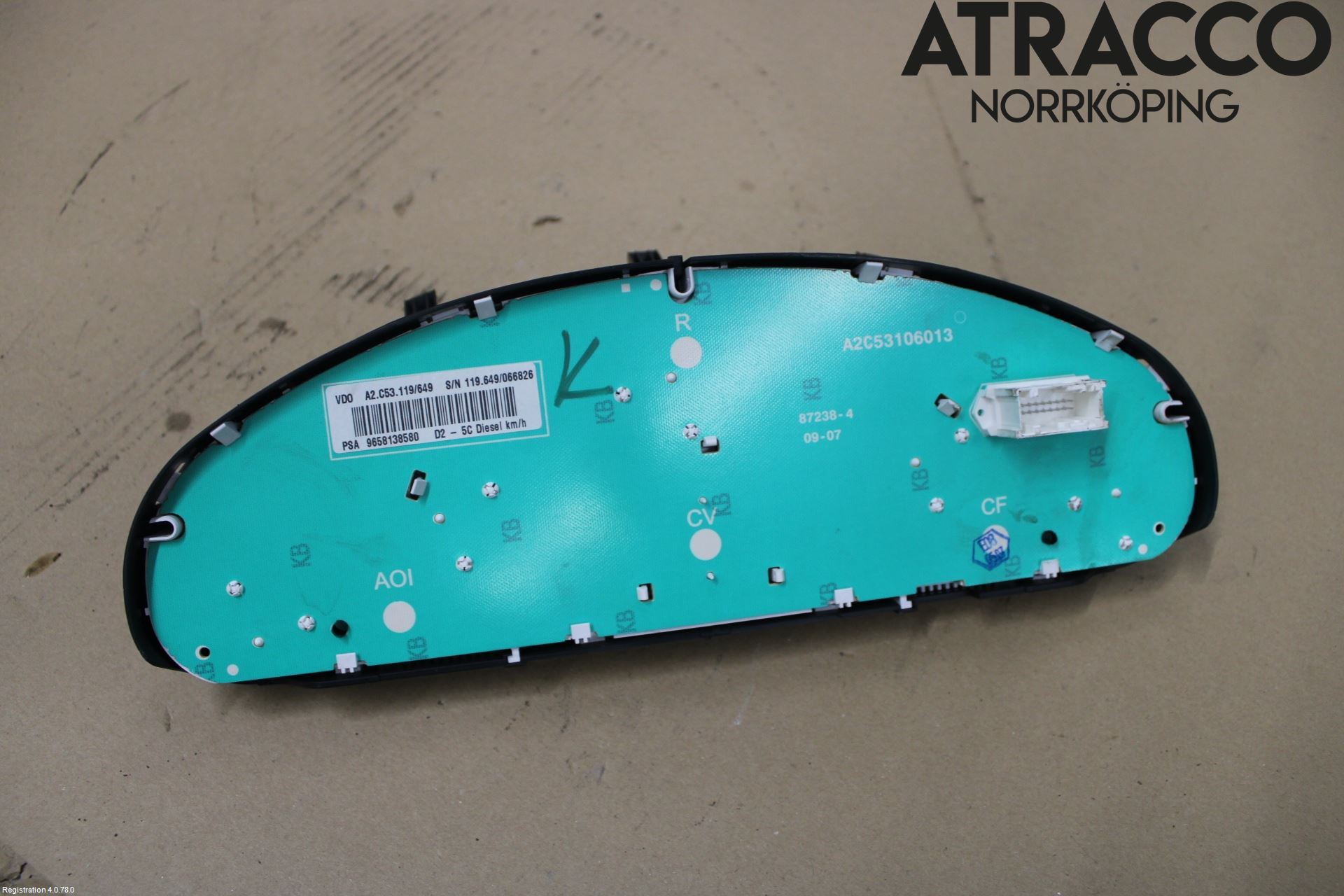 Peugeot 407 Instrument Komb