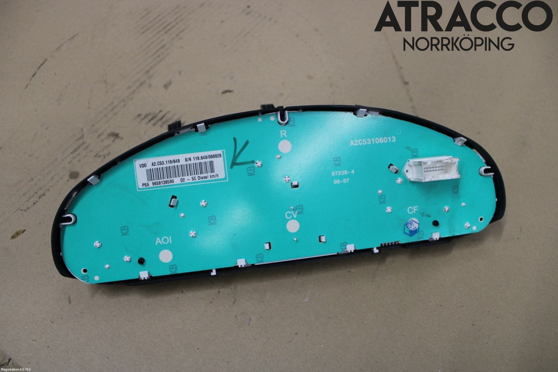 Peugeot 407 Instrument Komb