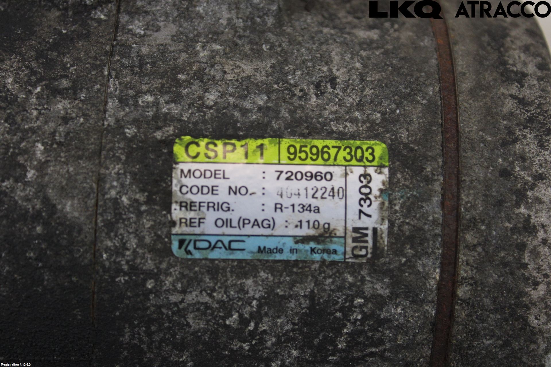 GM CHEVROLET SPARK Ac Kompressor