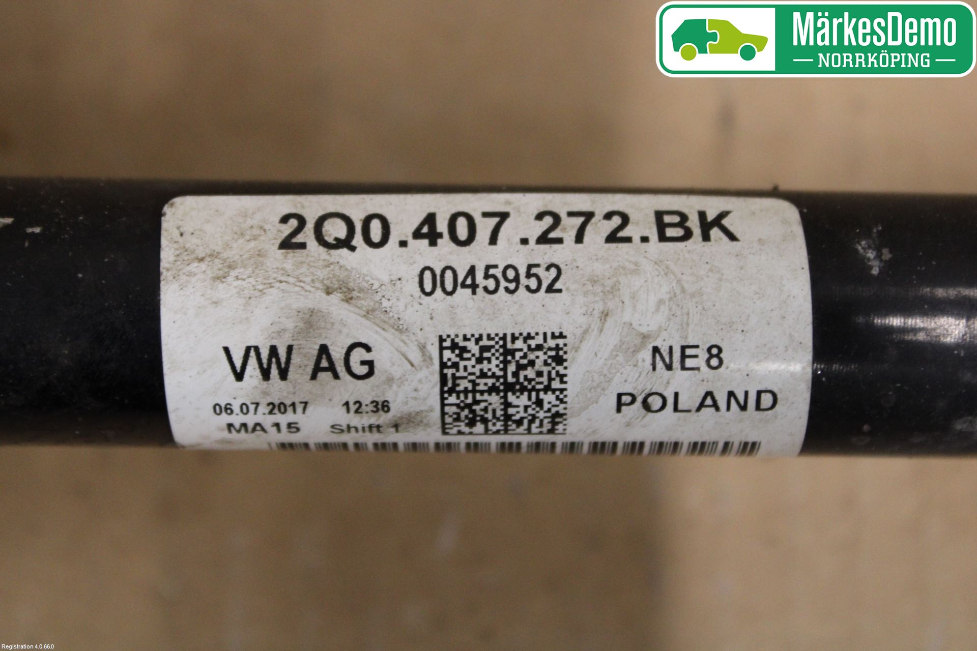 Seat IBIZA V 17-20 Drivaxel Fram Höger