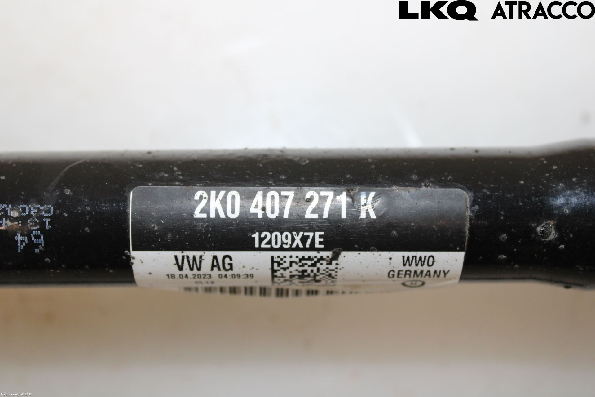 Volkswagen VW GOLF / E-GOLF VIII 20- Drivaxel Fram Vänster