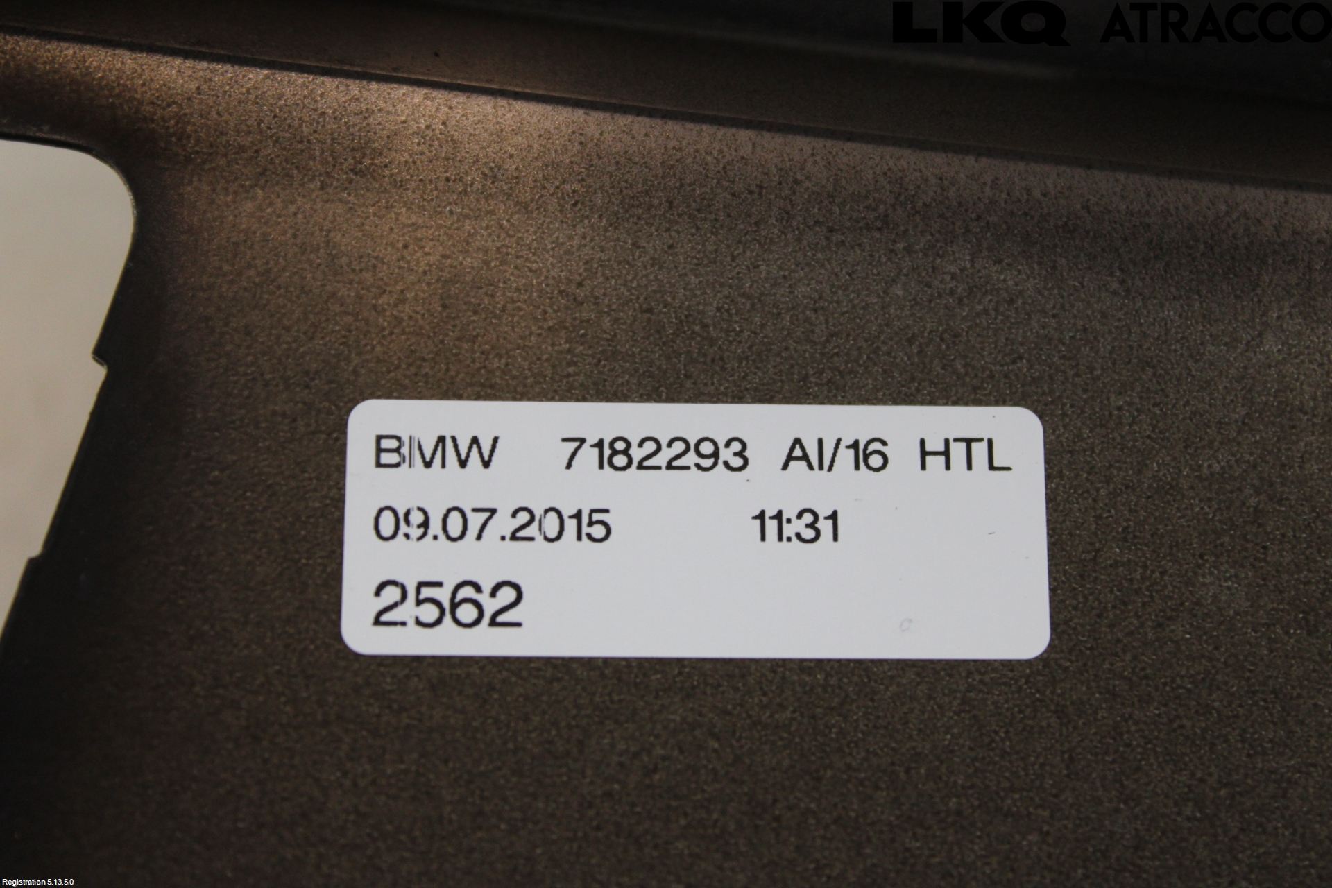 BMW 5 F10/F11/F18 09-17 Dörr Dekorlist Bak Vä