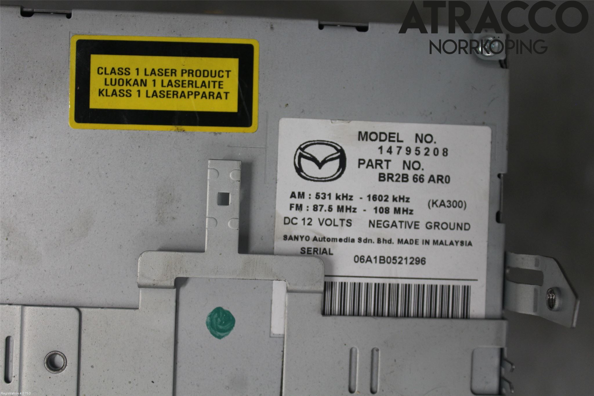 Mazda 3 I 07-08 Cd Radio - Multimediapanel