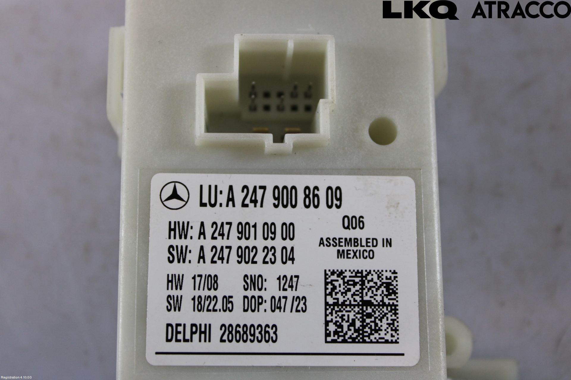 Mercedes-Benz MB EQA (H243) 21- Styrenhet Baklucka