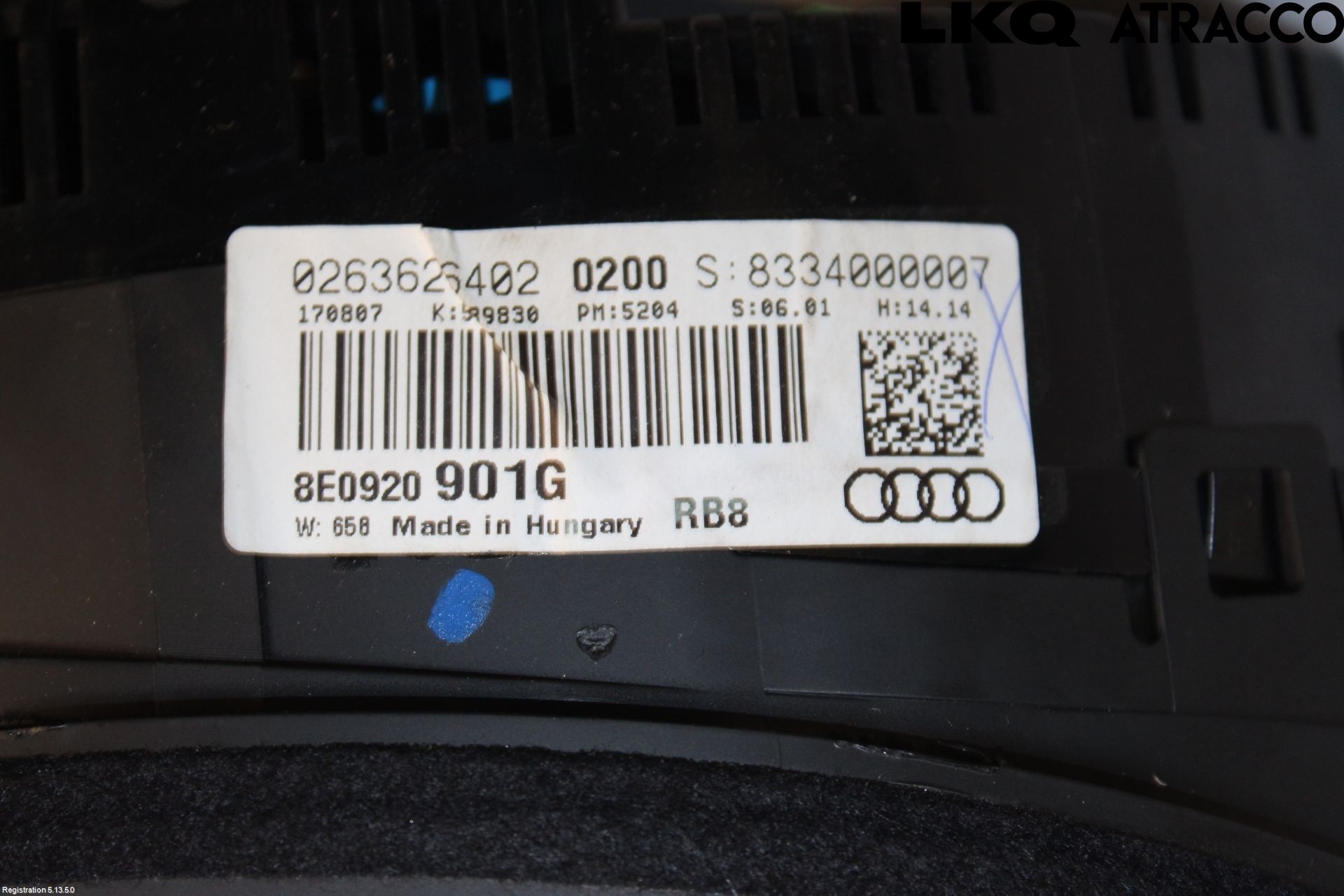 Audi A4/S4 05-07 Instrument Komb