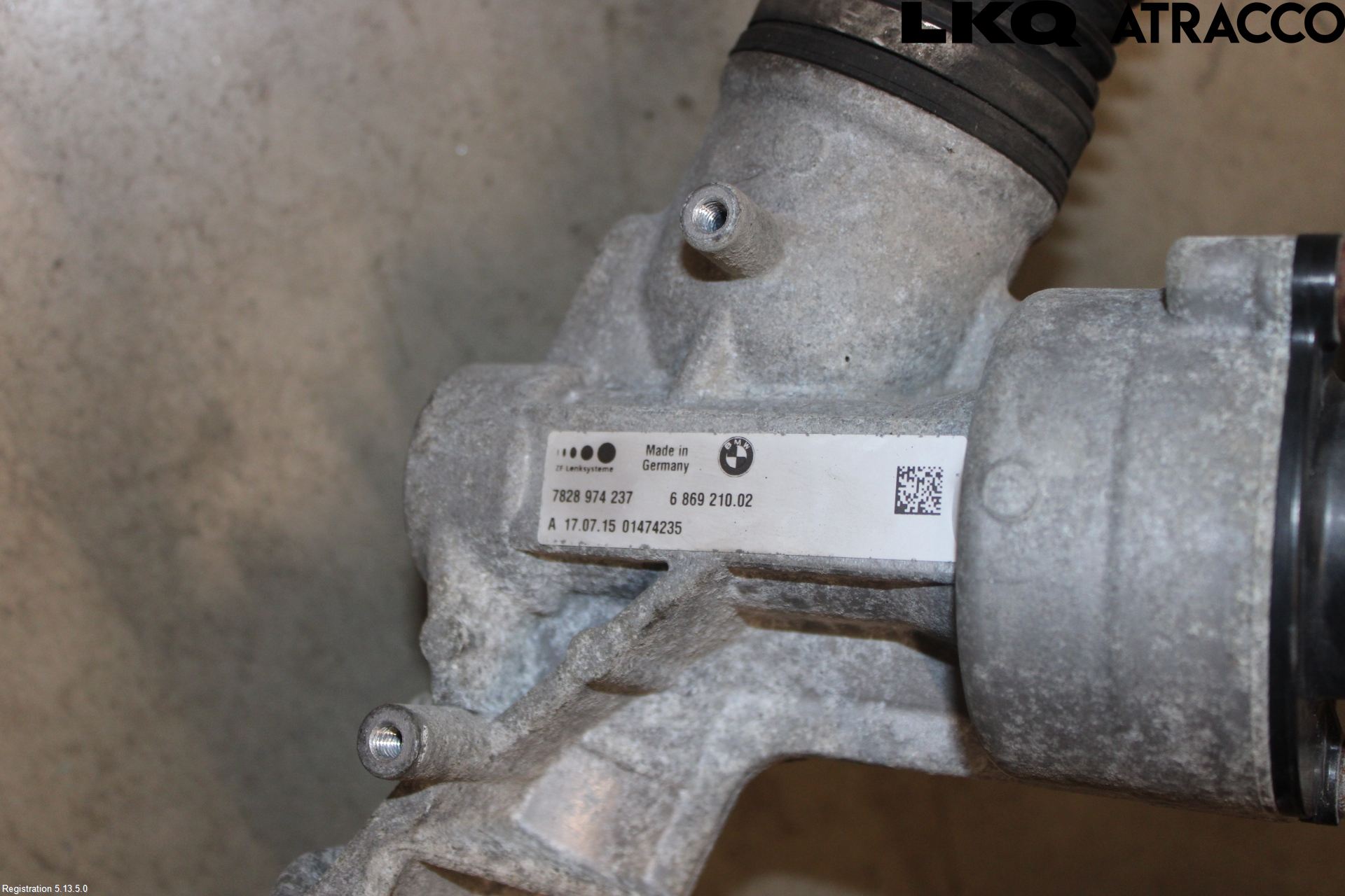 BMW 5 F10/F11/F18 09-17 Styrväxel-Snäcka Elektrisk