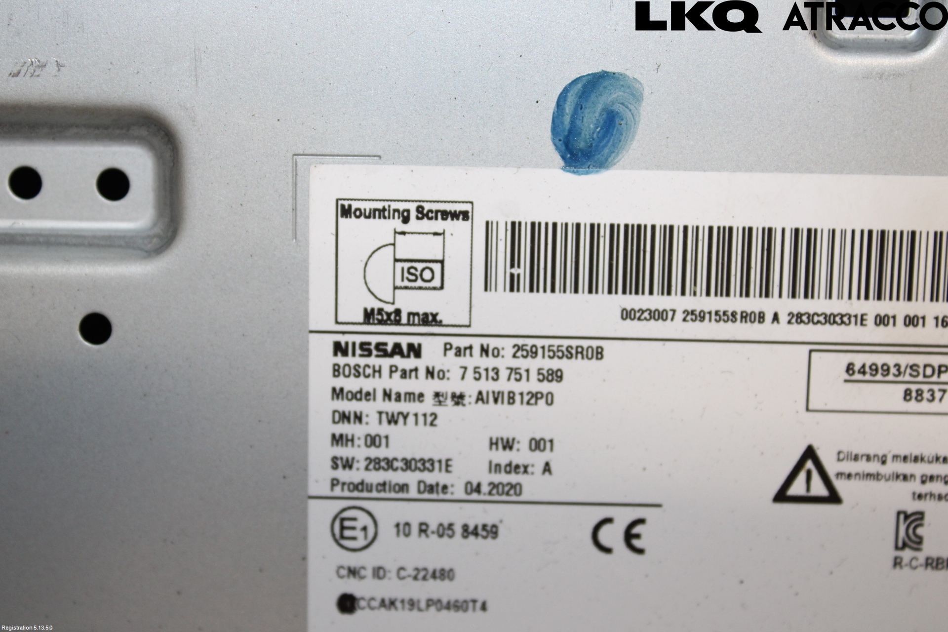 Nissan LEAF 18- Cd Radio - Multimediapanel